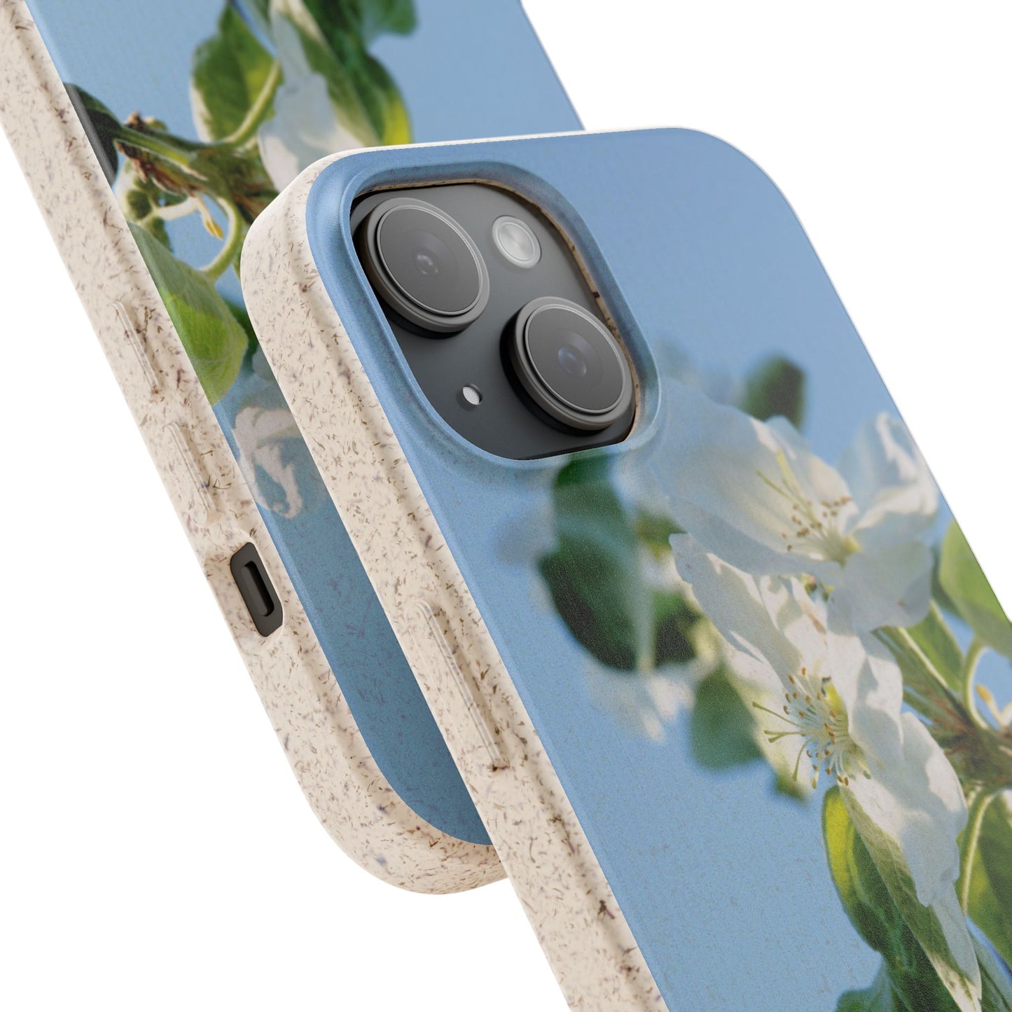 Eco-Friendly Biodegradable Phone Case ‚Apfelblüte‘/,Apple Blossom’ – Photo Design by Sarah Buhl – Magsafe® Compatible