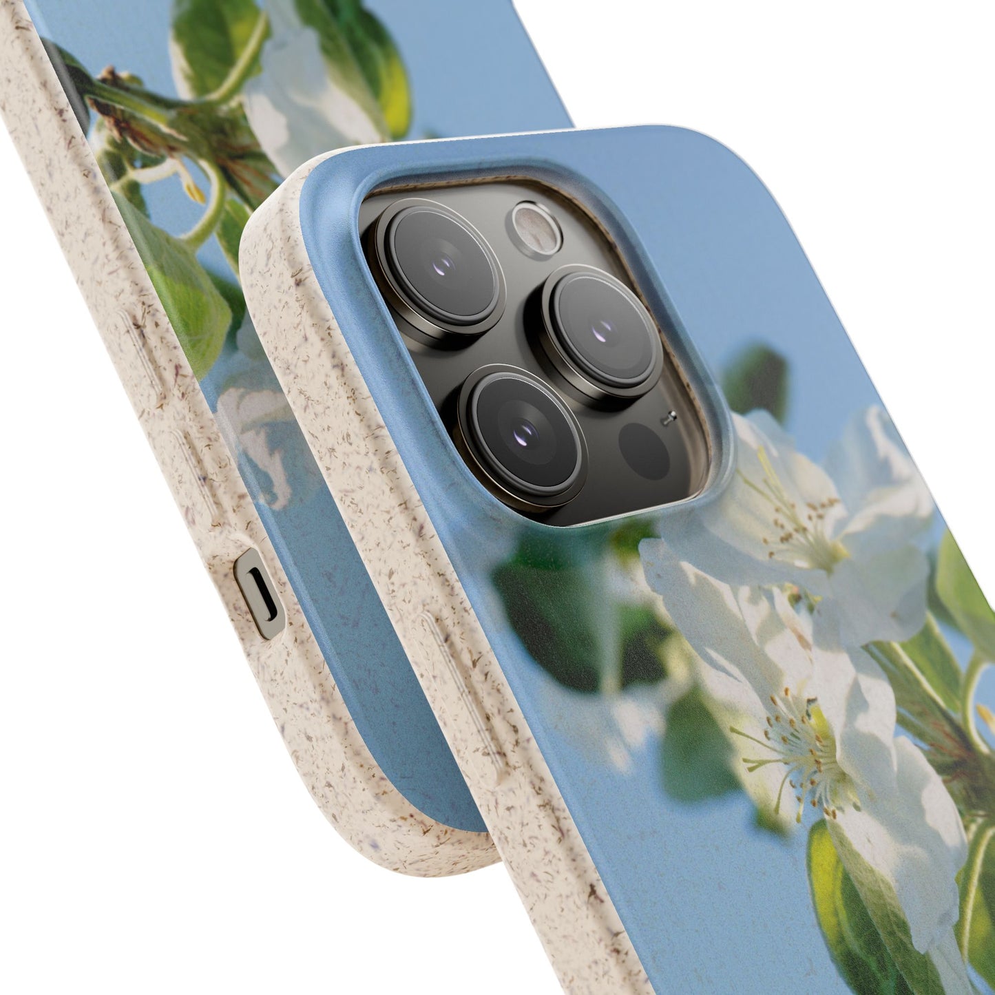 Eco-Friendly Biodegradable Phone Case ‚Apfelblüte‘/,Apple Blossom’ – Photo Design by Sarah Buhl – Magsafe® Compatible