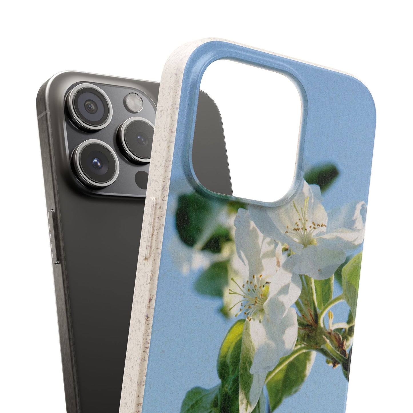 Eco-Friendly Biodegradable Phone Case ‚Apfelblüte‘/,Apple Blossom’ – Photo Design by Sarah Buhl – Magsafe® Compatible